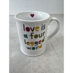 Love is a Four Legged Word Large Coffee Mug‎ Fringe Studio Pet Lovers